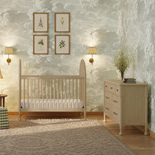 M31401WP,Namesake,Alouette 3-in-1 Convertible Spindle Crib in Washed Pine