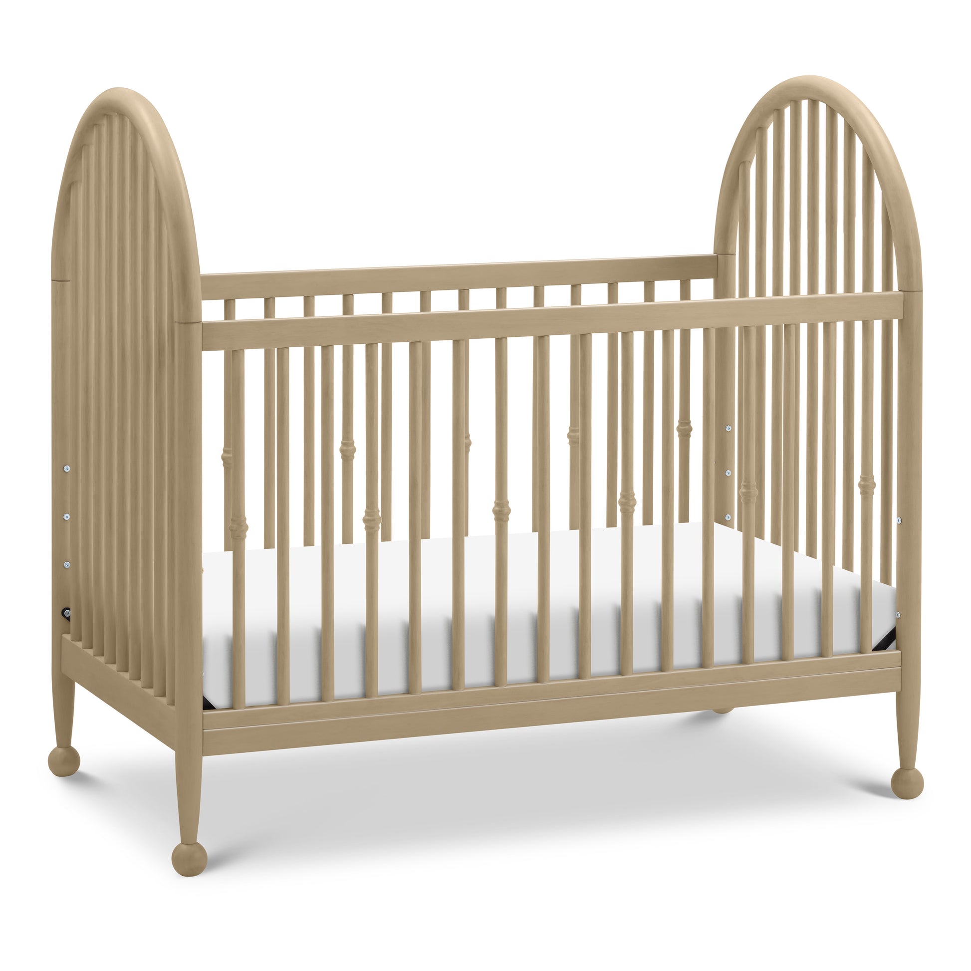 M31401WP,Namesake,Alouette 3-in-1 Convertible Spindle Crib in Washed Pine