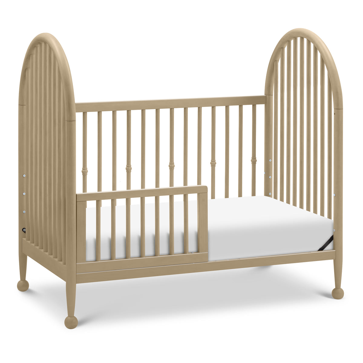 M31401WP,Namesake,Alouette 3-in-1 Convertible Spindle Crib in Washed Pine
