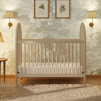M31401WP,Namesake,Alouette 3-in-1 Convertible Spindle Crib in Washed Pine