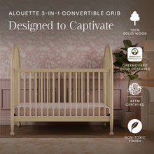 M31401WP,Namesake,Alouette 3-in-1 Convertible Spindle Crib in Washed Pine