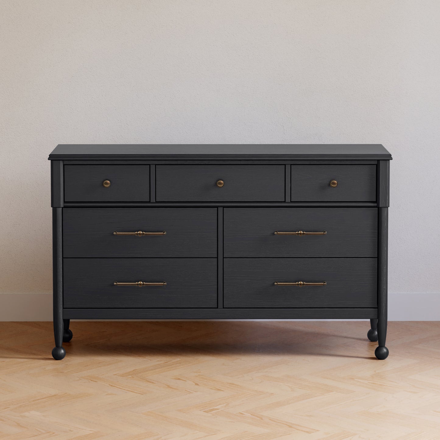 M31416AB,Namesake,Alouette 7-Drawer Assembled Dresser in Archival Black