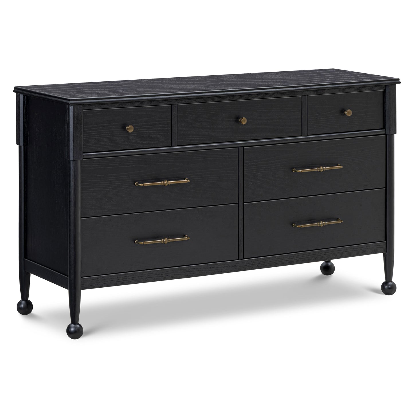 M31416AB,Namesake,Alouette 7-Drawer Assembled Dresser in Archival Black