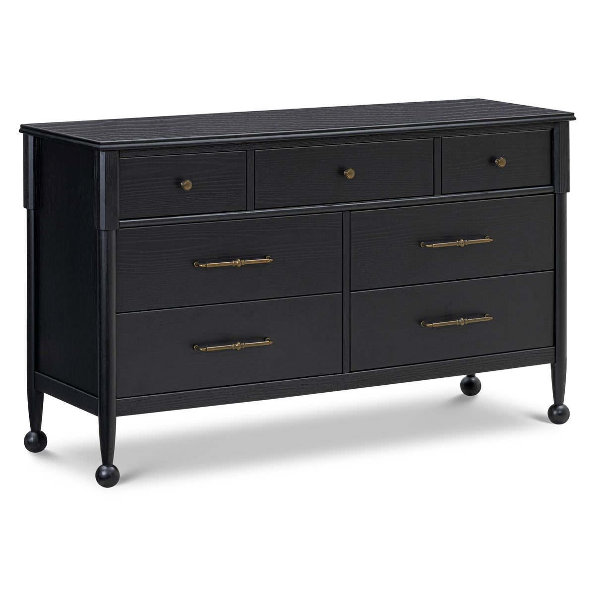 M31416AB,Namesake,Alouette 7-Drawer Assembled Dresser in Archival Black