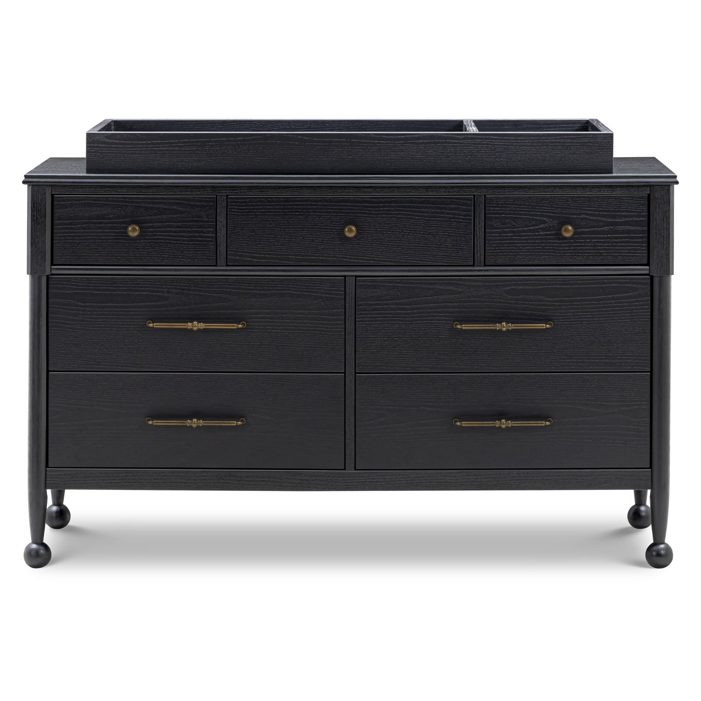 M31416AB,Namesake,Alouette 7-Drawer Assembled Dresser in Archival Black