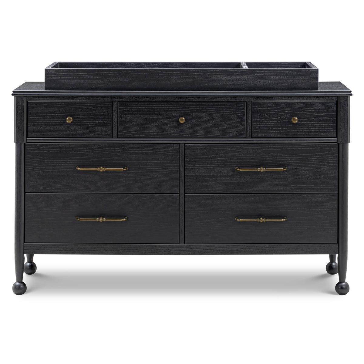 M31416AB,Namesake,Alouette 7-Drawer Assembled Dresser in Archival Black