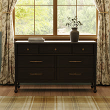 M31416AB,Namesake,Alouette 7-Drawer Assembled Dresser in Archival Black