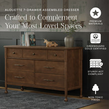 M31416NL,Namesake,Alouette 7-Drawer Assembled Dresser in Natural Walnut