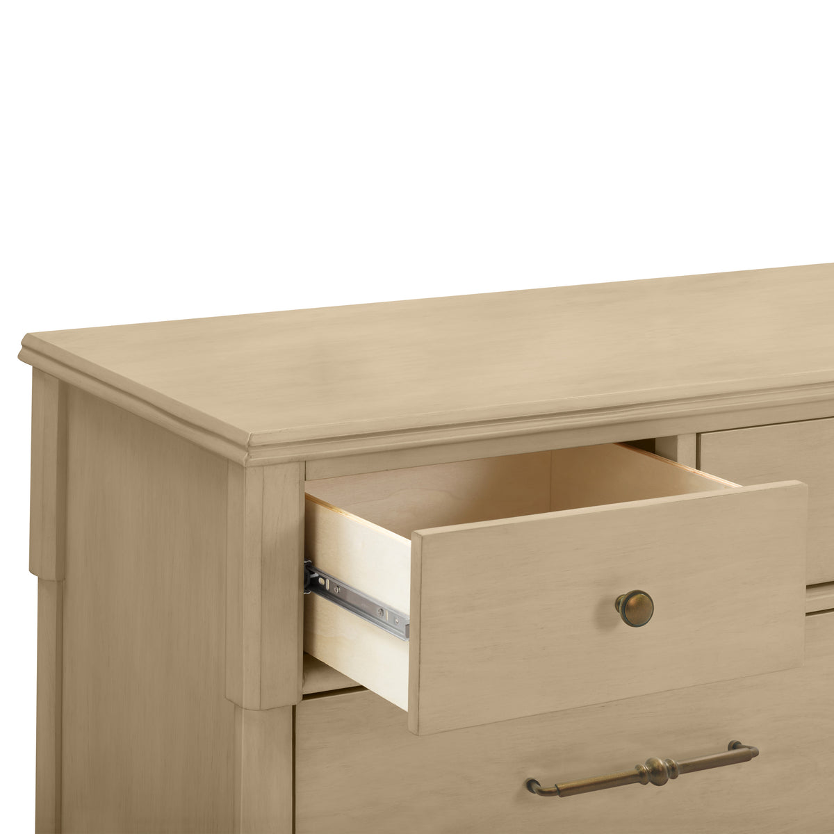 M31416WP,Namesake,Alouette 7-Drawer Assembled Dresser in Washed Pine