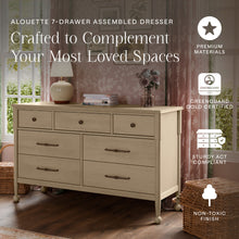 M31416WP,Namesake,Alouette 7-Drawer Assembled Dresser in Washed Pine