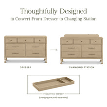 M31416WP,Namesake,Alouette 7-Drawer Assembled Dresser in Washed Pine