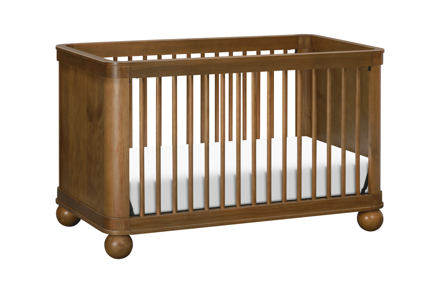 crosby crib in natural walnut