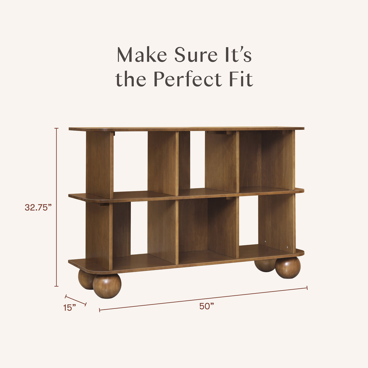 M31811NL,Babyletto Kids,Crosby Open Bookcase in Natural Walnut