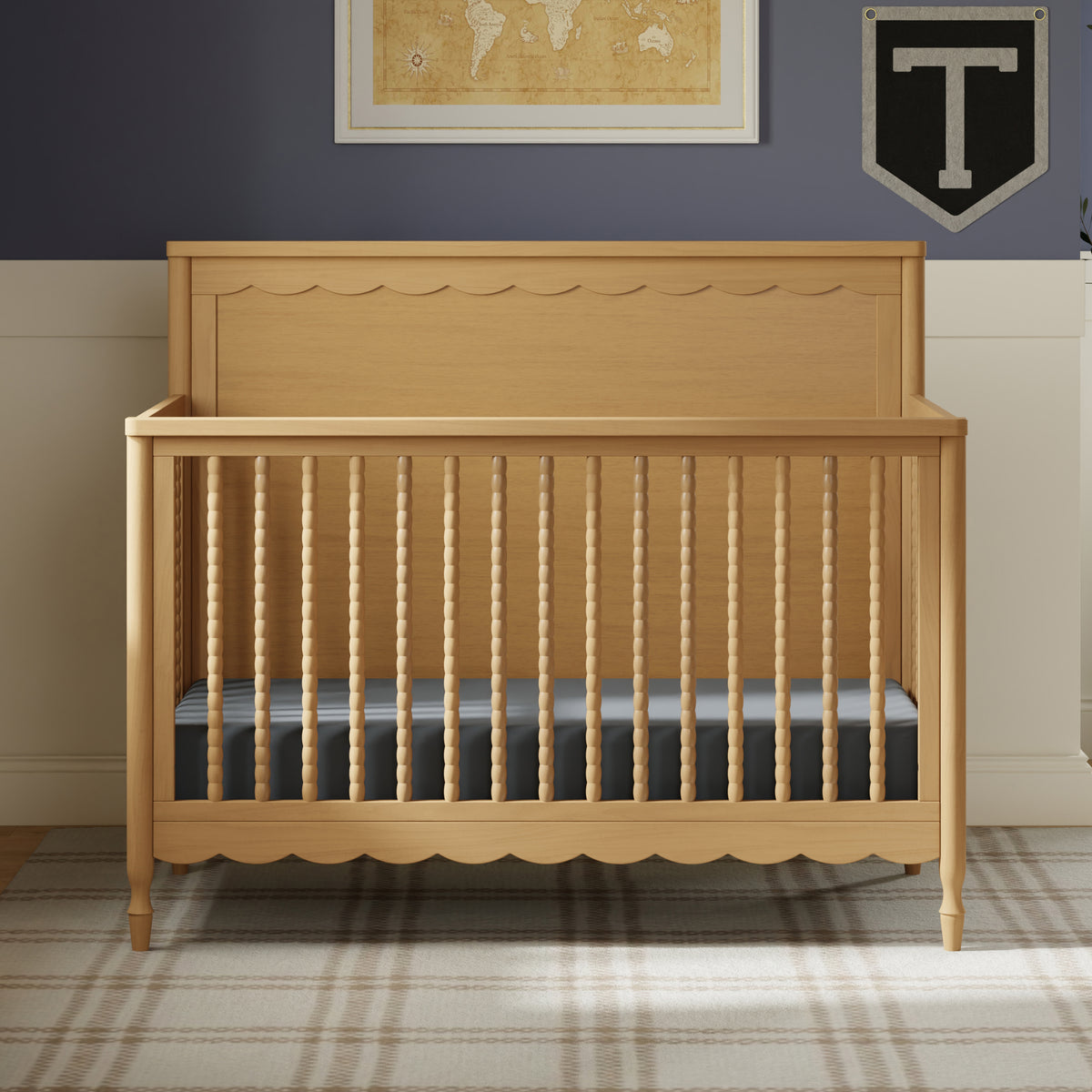 M32301HY,Namesake,Ambrosia 4-in-1 Convertible Crib in Honey