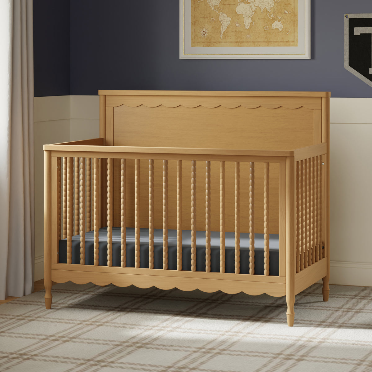 M32301HY,Namesake,Ambrosia 4-in-1 Convertible Crib in Honey