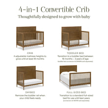 M32301NL,Namesake,Ambrosia 4-in-1 Convertible Crib in Natural Walnut