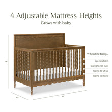 M32301NL,Namesake,Ambrosia 4-in-1 Convertible Crib in Natural Walnut