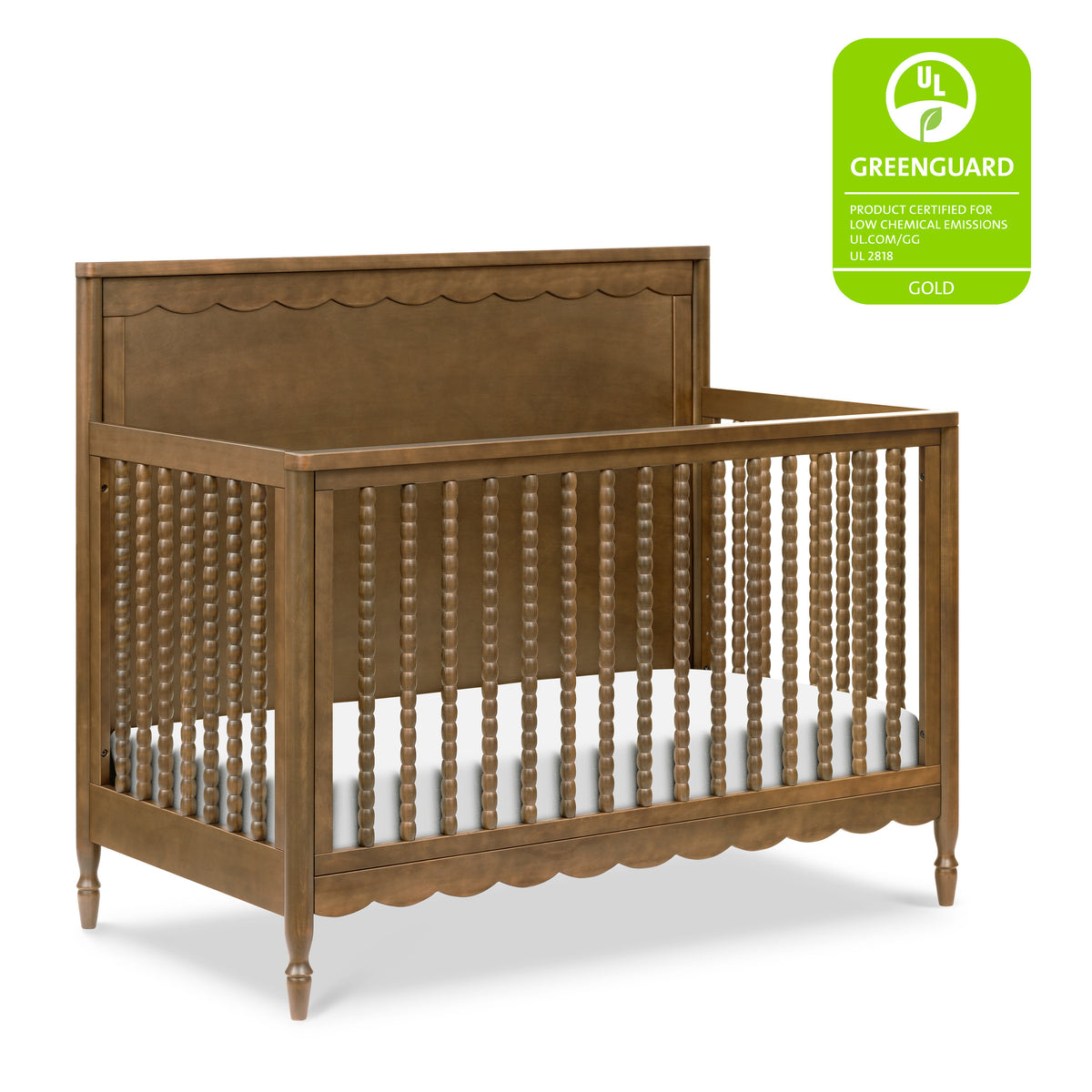 M32301NL,Namesake,Ambrosia 4-in-1 Convertible Crib in Natural Walnut