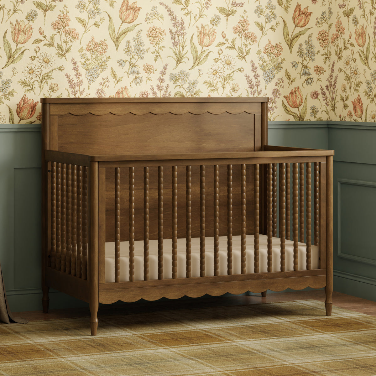 M32301NL,Namesake,Ambrosia 4-in-1 Convertible Crib in Natural Walnut