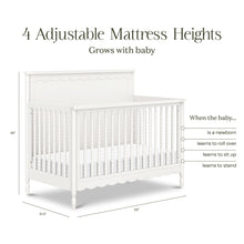M32301RW,Namesake,Ambrosia 4-in-1 Convertible Crib in Warm White