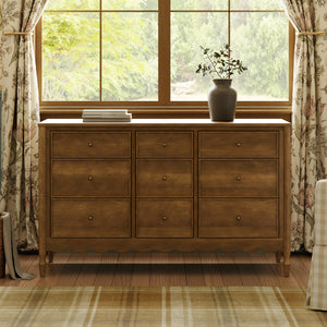 Ambrosia 9-Drawer Wide Assembled Dresser (56