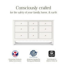 M32328RW,Namesake,Ambrosia 9-Drawer Assembled Dresser in Warm White