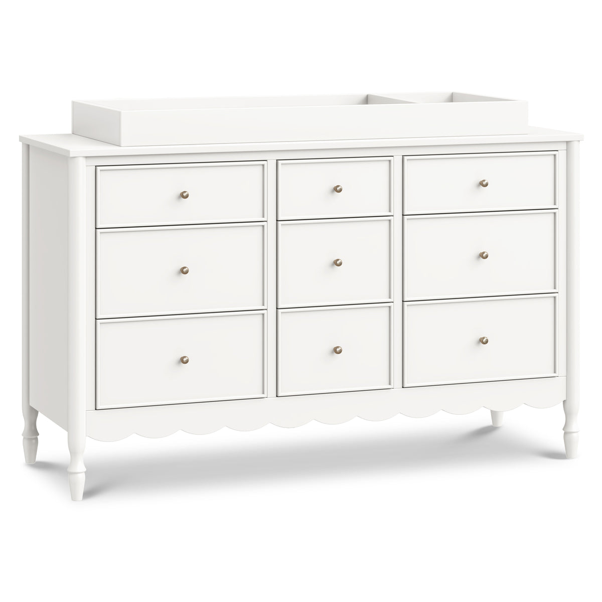 M32328RW,Namesake,Ambrosia 9-Drawer Assembled Dresser in Warm White