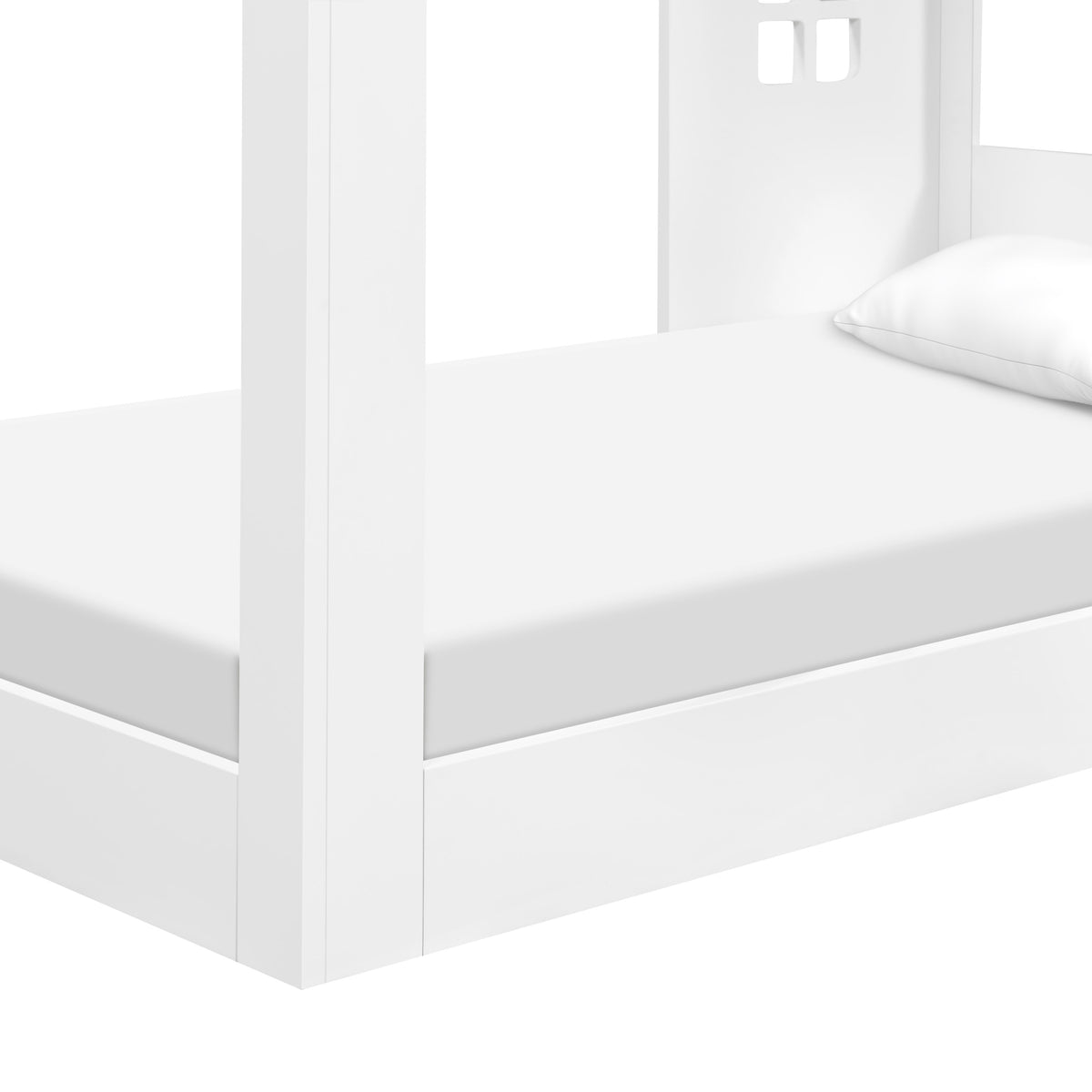 M32876W,Babyletto Kids,Uchi Montessori-Inspired House Twin Bed in White