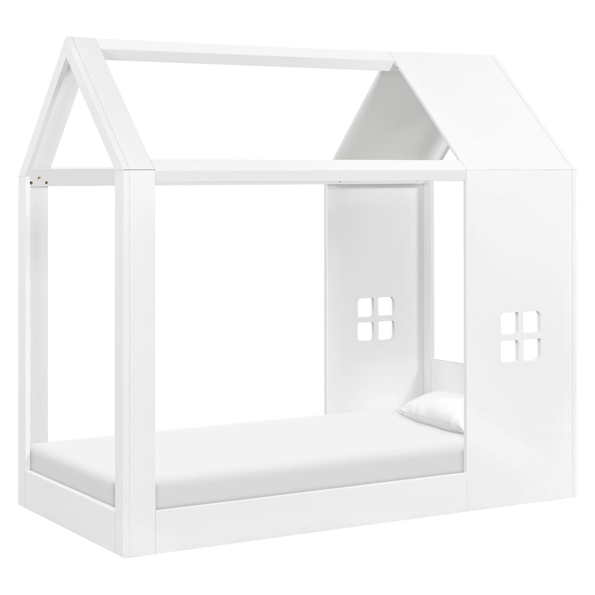M32876W,Babyletto Kids,Uchi Montessori-Inspired House Twin Bed in White
