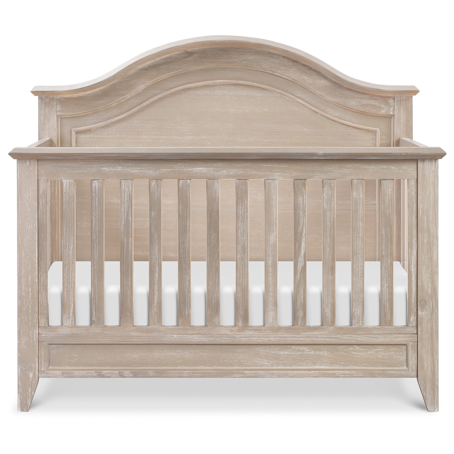 M34401SDB,Monogram by Namesake,Barrow Rustic 4-in-1 Convertible Curve Top Crib in Sandbar
