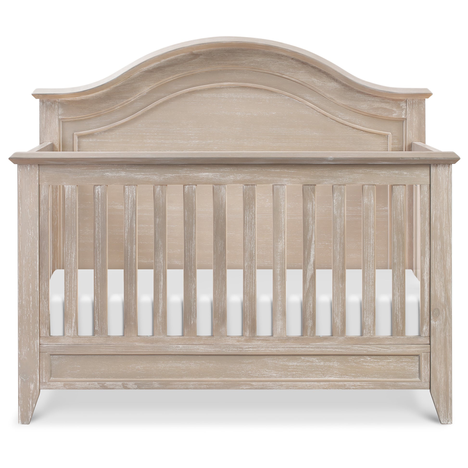 M34401SDB,Monogram by Namesake,Barrow Rustic 4-in-1 Convertible Curve Top Crib in Sandbar