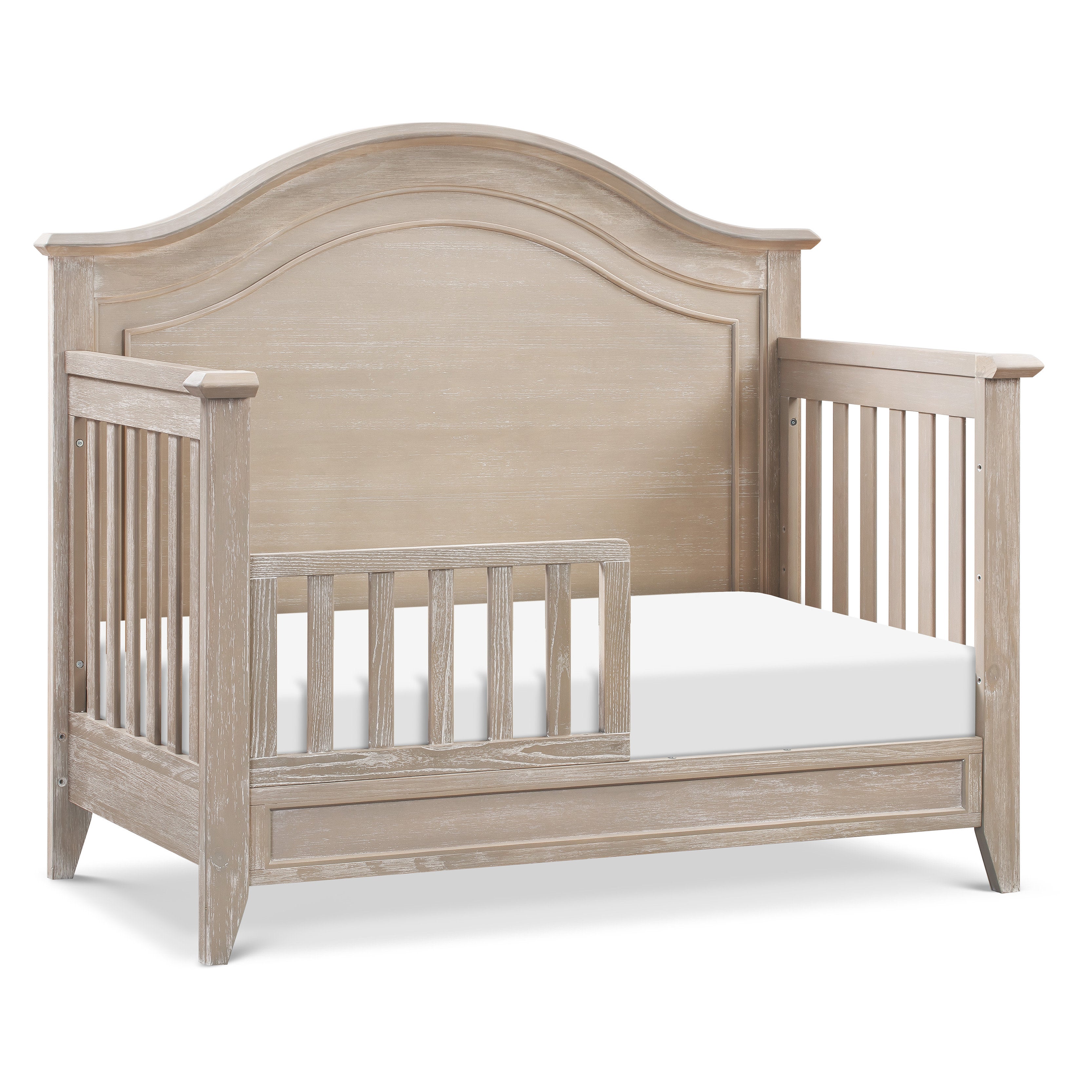 Monogram by Namesake Barrow Rustic 4-in-1 Convertible Curve Top Crib