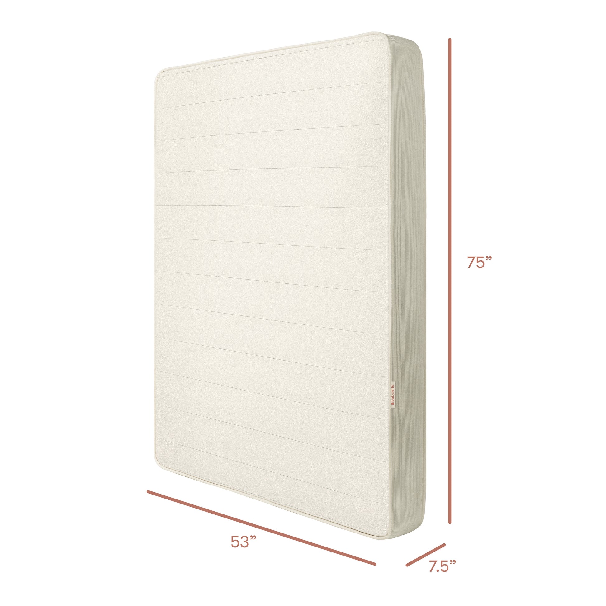 M53105A,Babyletto Kids,Essential 7.5 Full Kids Mattress with Memory Foam