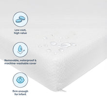 M53114W,DaVinci,Comfort Crib Mattress with Removable Waterproof Knit Cover in White