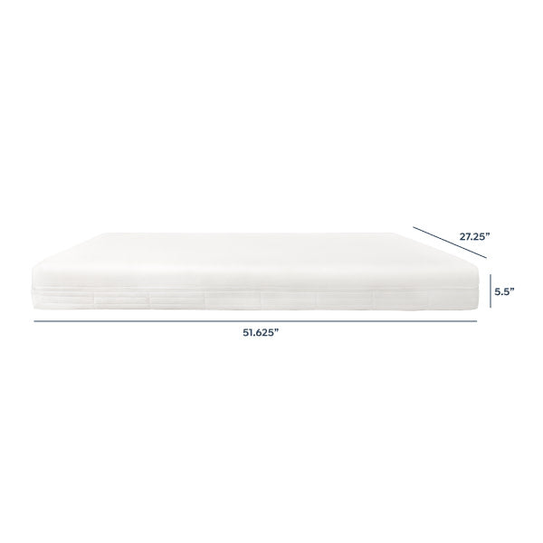 M53115W,DaVinci,Premium 2-Stage Breathable Crib Mattress with Waterproof Cozy Cool Toddler Side
