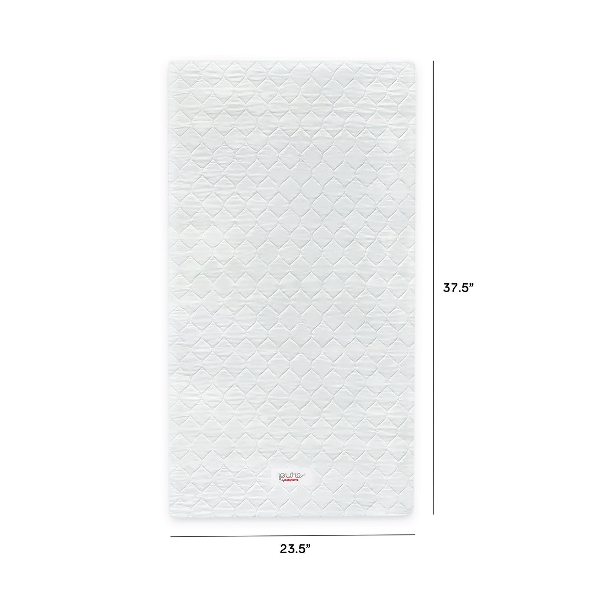 M5346C,Babyletto,Pure Core Non-Toxic Mini Crib Mattress with Hybrid Cover