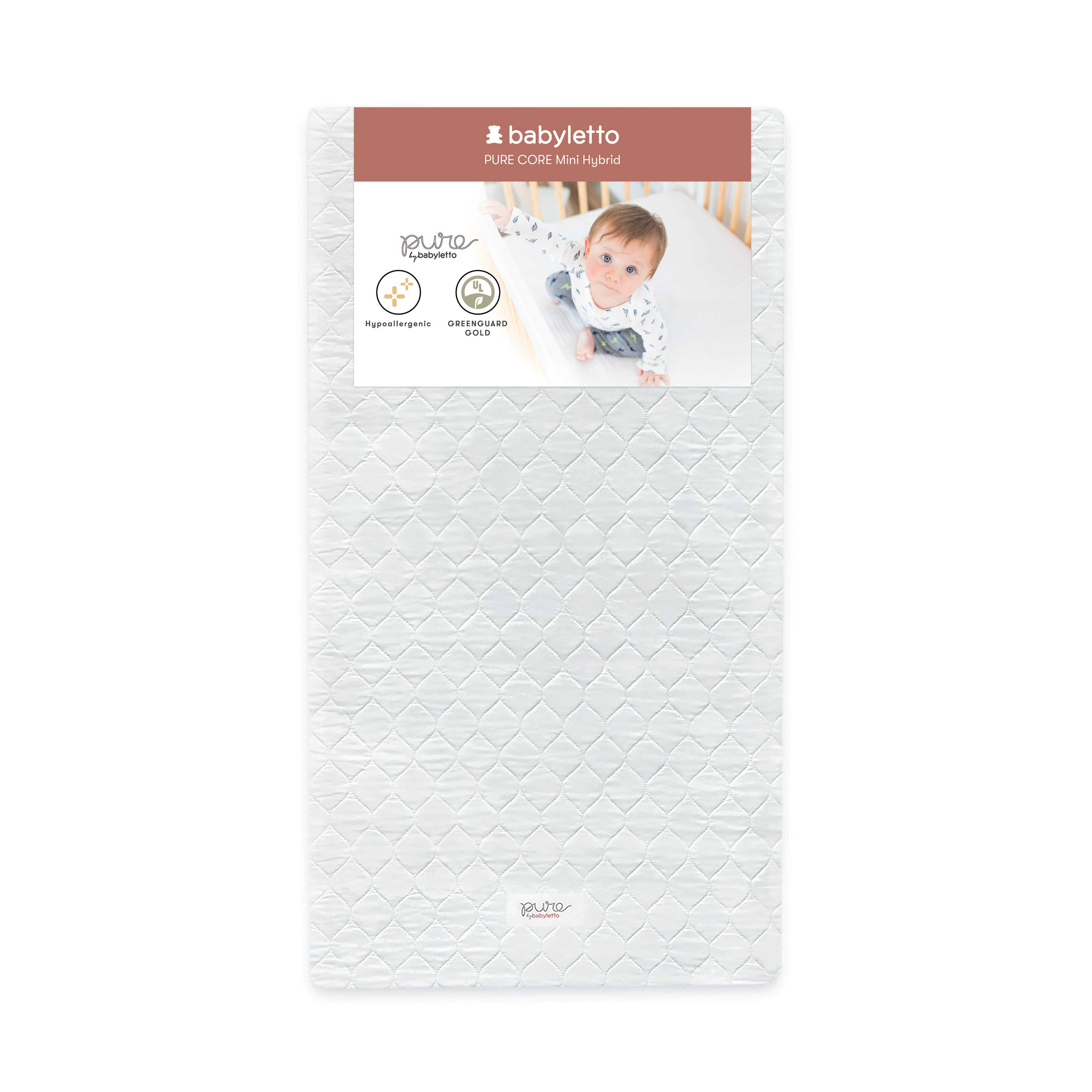 Pure Core Mini Crib Mattress w/ Waterproof Cover – Namesake