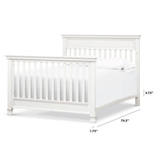 M5789RW,The MDB Family,Hidden Hardware Twin/Full Size Bed Conversion Kit in Warm White