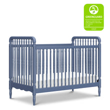 M7101CVB,Namesake,Liberty 3-in-1 Convertible Spindle Crib w/Toddler Bed Conversion Kit in Cove Blue