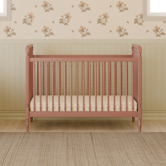M7101DTR,Namesake,Liberty 3-in-1 Convertible Spindle Crib w/Toddler Bed Conversion Kit in Dusty Rose
