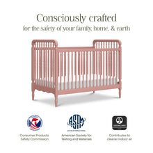 M7101DTR,Namesake,Liberty 3-in-1 Convertible Spindle Crib w/Toddler Bed Conversion Kit in Dusty Rose