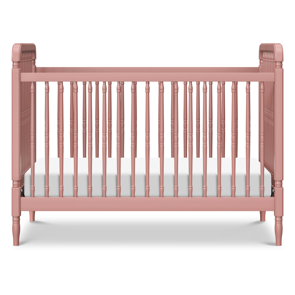 M7101DTR,Namesake,Liberty 3-in-1 Convertible Spindle Crib w/Toddler Bed Conversion Kit in Dusty Rose