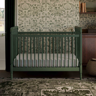 M7101FRGR,Namesake,Liberty 3-in-1 Convertible Spindle Crib w/Toddler Bed Conversion Kit in Forest Green
