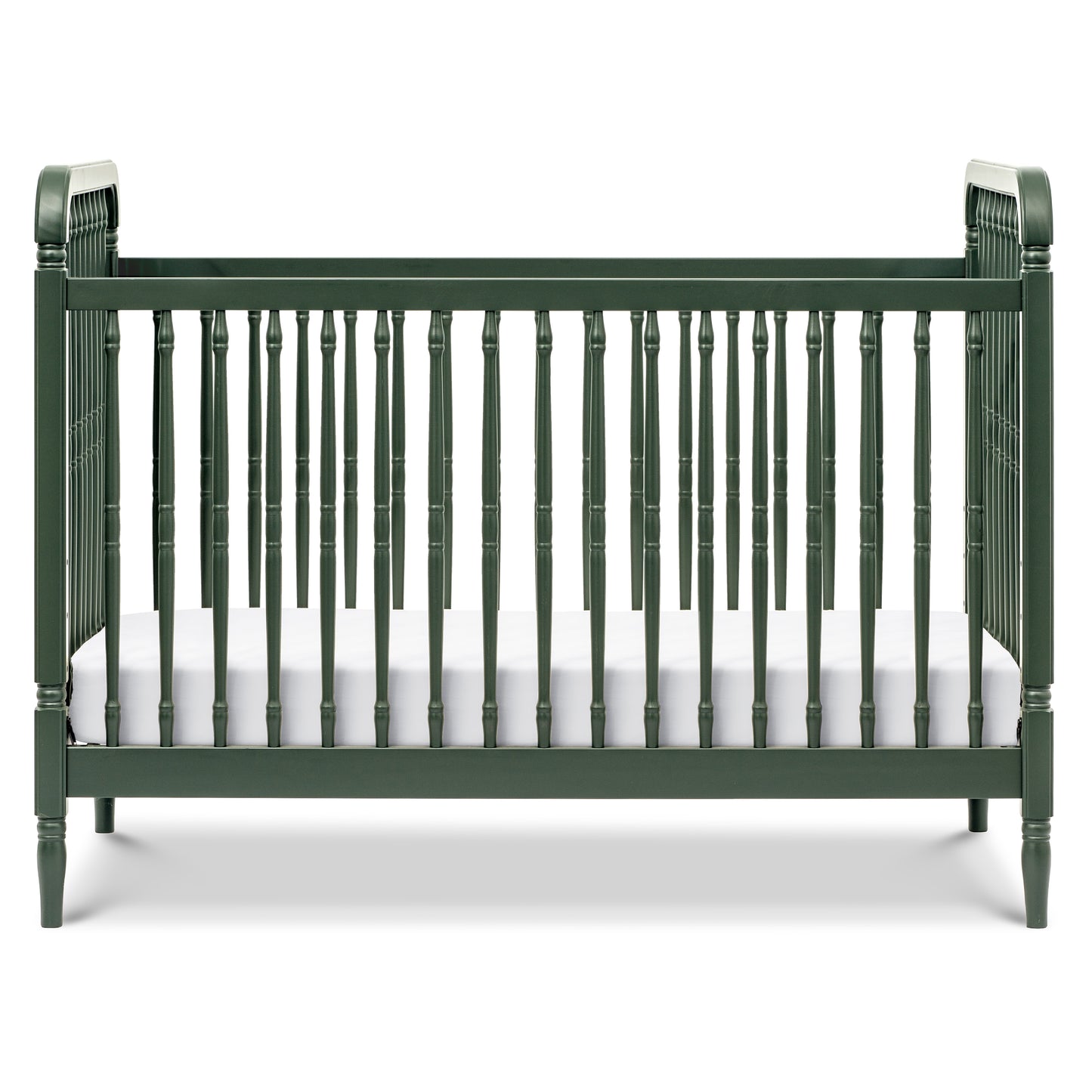 M7101FRGR,Namesake,Liberty 3-in-1 Convertible Spindle Crib w/Toddler Bed Conversion Kit in Forest Green