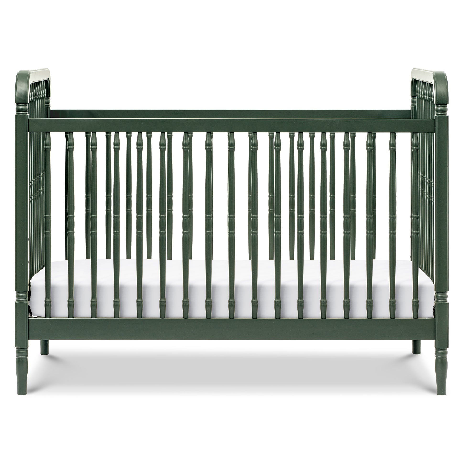 M7101FRGR,Namesake,Liberty 3-in-1 Convertible Spindle Crib w/Toddler Bed Conversion Kit in Forest Green