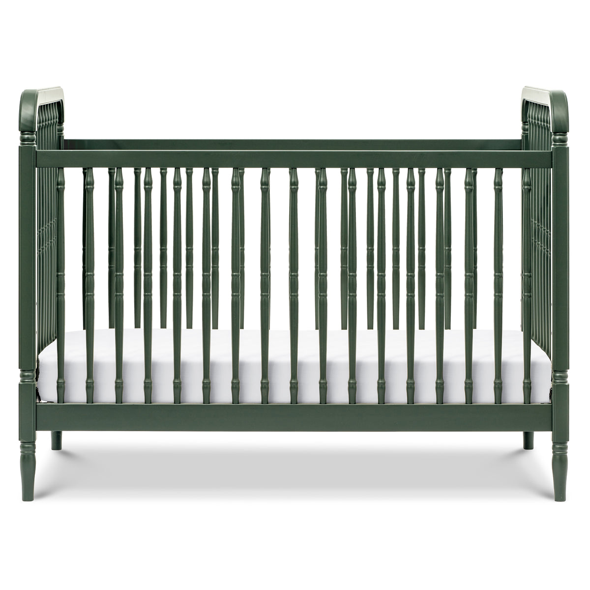 M7101FRGR,Namesake,Liberty 3-in-1 Convertible Spindle Crib w/Toddler Bed Conversion Kit in Forest Green
