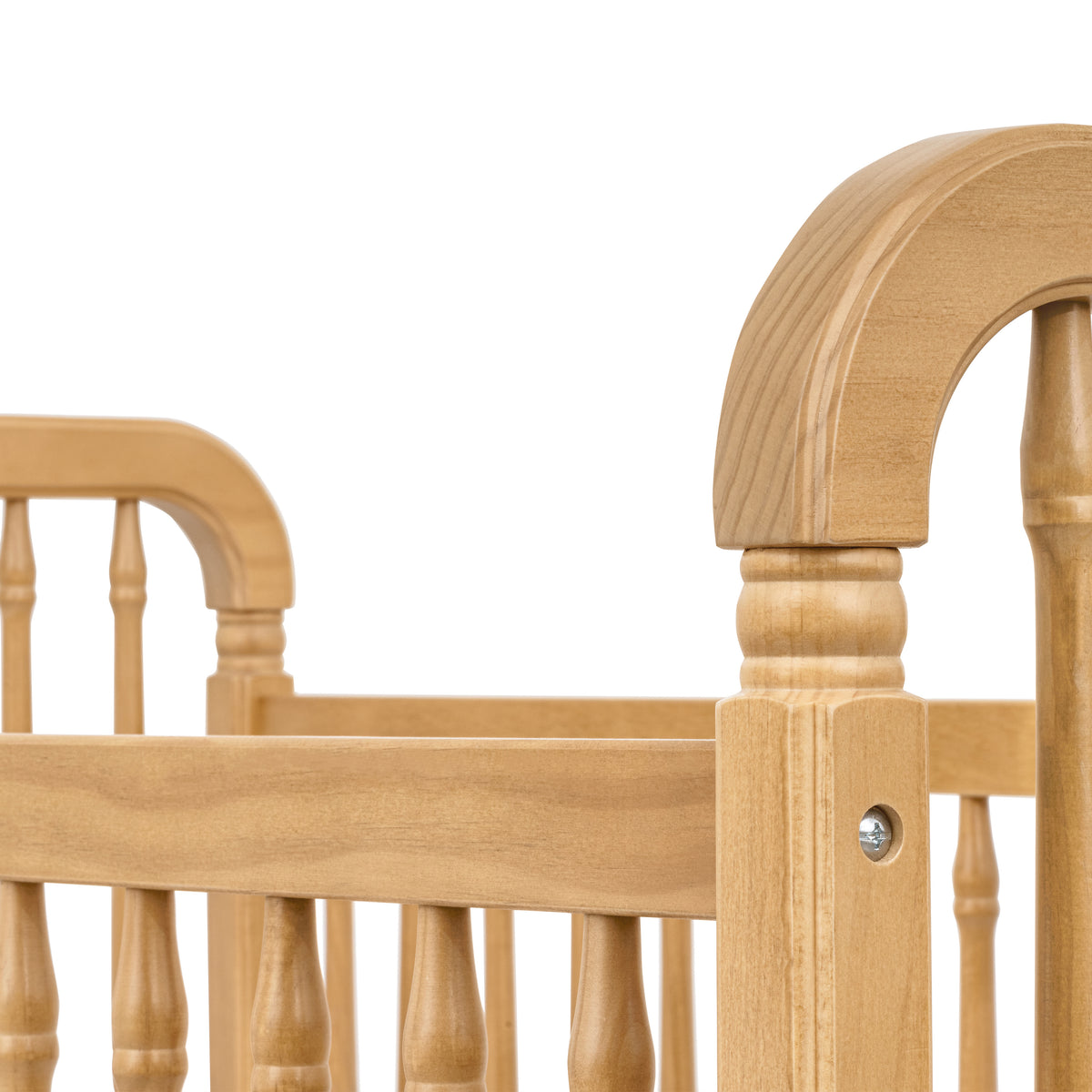 M7101HY,Namesake,Liberty 3-in-1 Convertible Spindle Crib w/Toddler Bed Conversion Kit in Honey