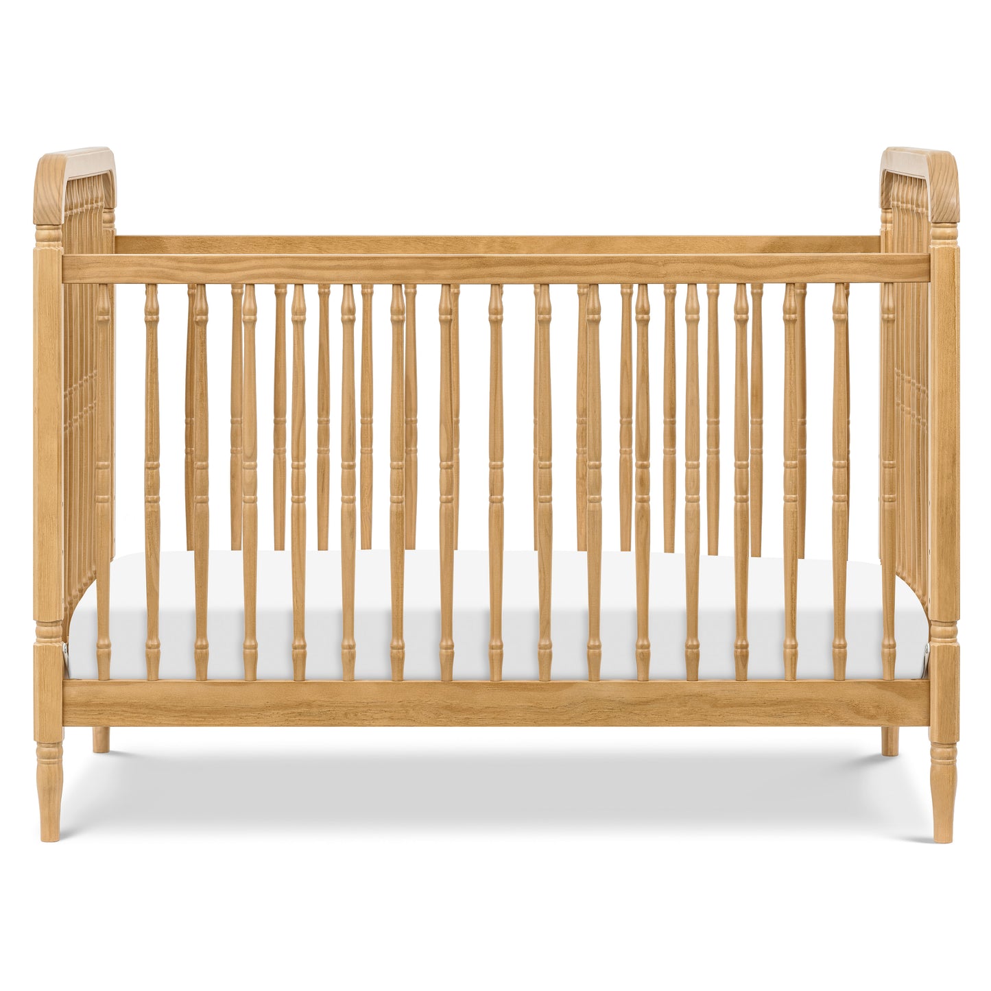 M7101HY,Namesake,Liberty 3-in-1 Convertible Spindle Crib w/Toddler Bed Conversion Kit in Honey