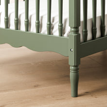 M7101JP,Namesake,Liberty 3-in-1 Convertible Spindle Crib w/Toddler Bed Conversion Kit in Juniper
