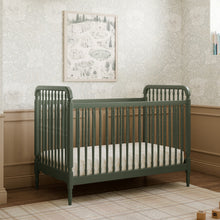 M7101JP,Namesake,Liberty 3-in-1 Convertible Spindle Crib w/Toddler Bed Conversion Kit in Juniper